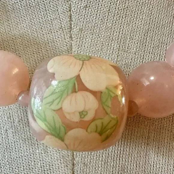 Avon Touch of Spring punk lucite Necklace - Picture 5 of 9